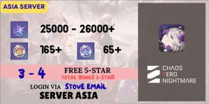 Akun Reroll Chaos Zero Nightmare [ASIA] - 1