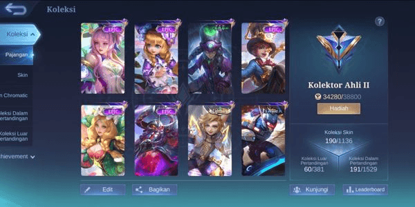 Gambar Product #3 Mobile Legends Account | Cheap Expert Collector