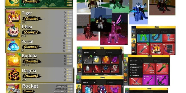 Gambar Product akun blox fruit (DB V3 PERMANEN DRAGON)