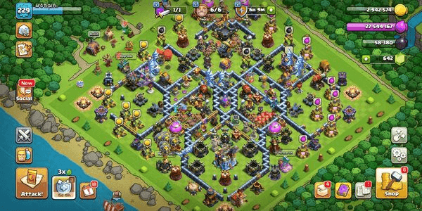 Gambar Product Town Hall 18 GOOD DONATION ACCOUNT - TROOPS GOOD