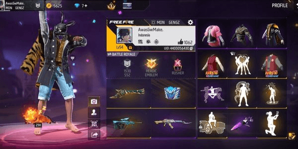 Gambar Product Cheap Free Fire account
