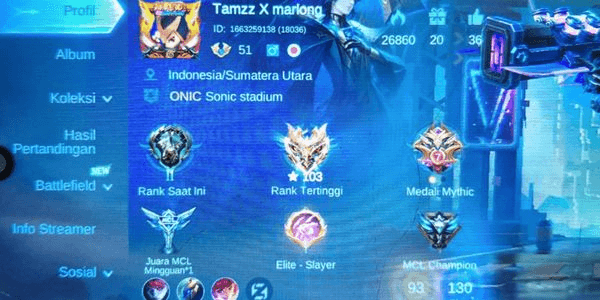 Gambar Product AKUN MOBILE LEGEND MURAH EX IMO 103