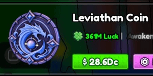 Leviathan Coin World 4 - 28.6Dc Via Trade Item