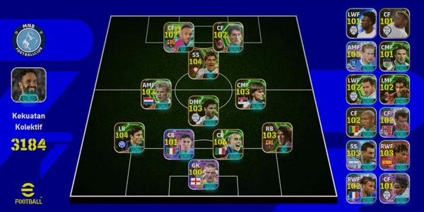 Gambar Product eFootball Account 3100+ Strength - Guaranteed