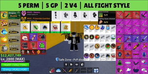 Blox Fruits Account - Perm Fruits & Gamepasses - 16