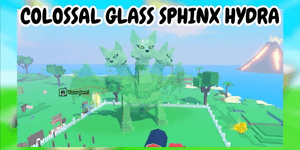Colossal Sphinx Hydra Glass