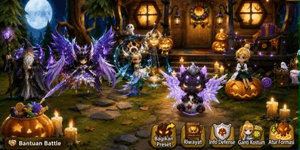 Asia 4 LD5 Dark Gandalf, Celia, Trinity and Grogen +130 NB5, 424 6Star Monster