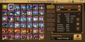 Asia 5 LD5 Seimei, Werner, Manannan, Sylvia and Pontos + 56 NB5, 158 6Star Monster