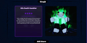 Idle Death Gambler Trait Vergil / Hexed Gambler Trait Vergil - A Universal Time (AUT)