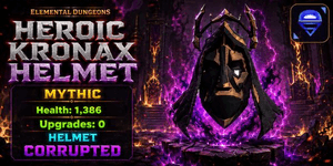 [Promo !!] Corrupted Heroic Kronax Helmet propre
