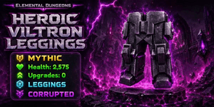 [Promo !!] Heroic Viltron Leggings propre Amélioration 0