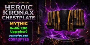 [Promo !!] Corrupted Heroic Kronax Chestplate propre