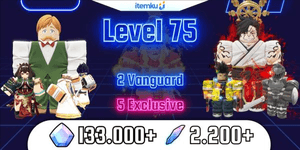 Accounts Anime Vanguards Lvl 75 | Instant Delivery