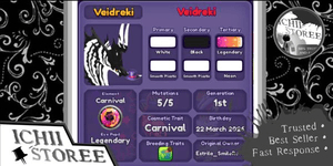 Veidreki ดับเบิ้ลเลเจนดารี สีเต็ม มิวเทชันครบ