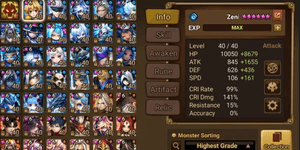 Asia 3 LD5 Nepthys, Woonsa and Ian + 97 NB5, 239 6 Star Monster