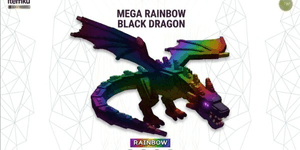 Mega Rainbow Black Dragon