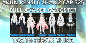 BS ACCOUNT RETIRED MAX PROFF 325, 6 CHAR 2 CAP MAX LVL 325 CHINA SERVER FULL AVA SET GANGSTER, READY TO USE CONTENT SS 1K, VIA MQ, ANTI HACKBACK, SUPER CHEAP