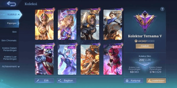 Gambar Product Cheap Mobile Legends Account - Guaranteed