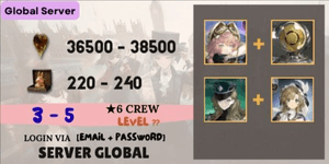 Akun Reroll SIAP GACHA Reverse1999 - 9