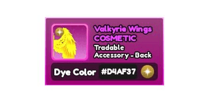 Valkyrie Wing Gold Hex