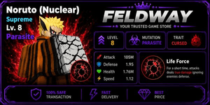 (LEVEL 8) NARUTO NUCLEAR PARASITE CURSED | Roll Anime to Fight!