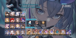 [ASIA] 11 Limit 3 Sign.SW999 E1 + Sign, Sparxie + Sign, Yaoguang, DanPT, Himeko Nova, Saber, Gilgamesh + Sign | All Unset | HSR1008 [READ DESK]