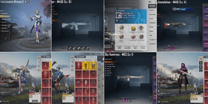 CONTA PUBG MOBILE GLOBAL | X-Suit Galadria | Untamed Celestial | Vampyra Countess | M416 Glacier (Nível 6) | M416 Roaring Immortal (Nível 4)