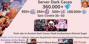 Cookie Run Kingdom(Dack Cacao Server)DC22 starter account