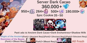 Cookie Run Kingdom(Dack Cacao Server)DC21 starter account