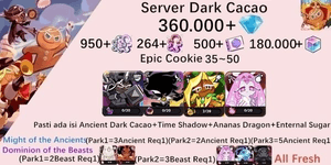 Cookie Run Kingdom(Dack Cacao Server)DC3 starter account