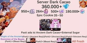 Cookie Run Kingdom starter account(Dack Cacao Server)DC14