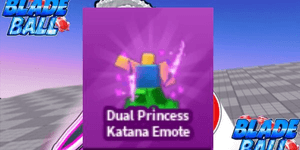 Emote Double Katana de Princesse