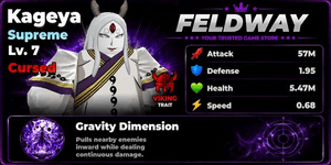 (LEVEL 7) KAGUYA/KAGEYA CURSED + VIKING TRAIT | Roll Anime to Fight!