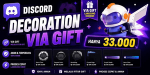 Discord Decoration Via gift - 33,000