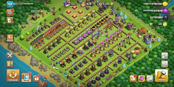 Gambar Product Town Hall 18 GOOD DONATION ACCOUNT - TROOPS GOOD