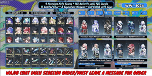 [SEA] 15k 아스테라이트 + 10 리밋 5 시그. Lucy RC1 S1 + Rebecca S1 + Mornye + Phrolova S1+ Cantarella + Qiuyuan S1 + Lynae S1 + Aemeath S1 - WW1024