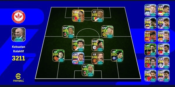 Gambar Product Efootball account Big Time C Ronaldo 3 skills OP