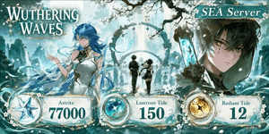 Astrite Wuthering Waves WuWa Gold Edition Gacha Account