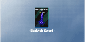 Blackhole Sword