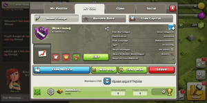 9 Clan level 13 Wins = 58, Losses = 91, Draws = 8, Nick: Wonyoung, War league: Silver 3