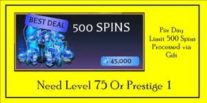 500 Family Spins