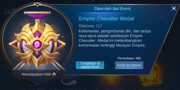 Gambar Product Empire Chevalier Medal