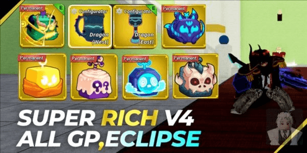 Gambar Product Akun Rich ECLIPSE Perm Dragon Kit Buddha Dough v2 V4 ALL GP ON!