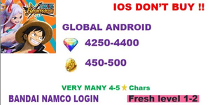 Akun One Piece Bounty Rush