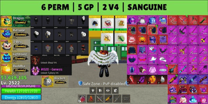 Blox Fruits Account — Perm Fruits & Gamepasses - 09