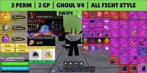 Blox Fruits Account - Perm Fruits & Gamepasses - 06