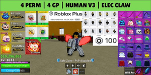 Blox Fruits Account — Perm Fruits & Gamepasses -  01
