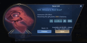 Mikasa Red Scarf