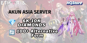 Etheria: Restart Account | 6K-10K Diamonds | 100+ ALTERNATIVE FORM + REFINDING | Cheap & Safe