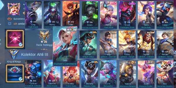 Gambar Product GG ACCOUNT SULTAN SKIN